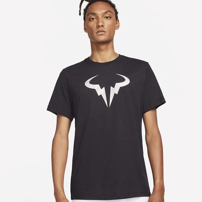 Nike Rafa Logo Tee Shirt, Padel- og tennis T-skjorte herre
