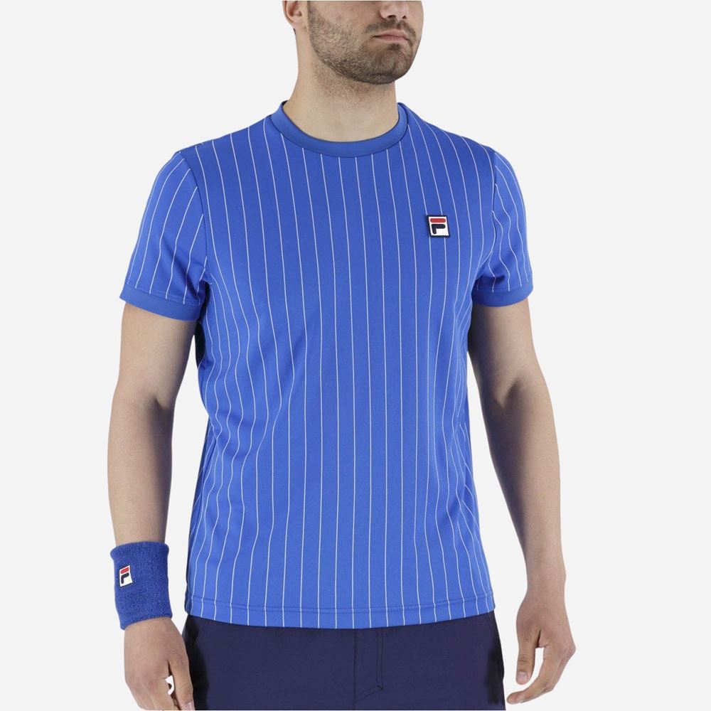 Fila Stripes Tee Padel- och tennis T-shirt herr