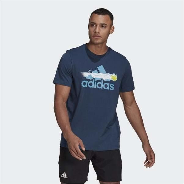 Adidas Graphic Logo Tee Padel- och tennis T-shirt herr