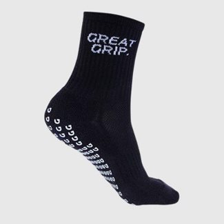 Great Grip Performance Crew Socks black