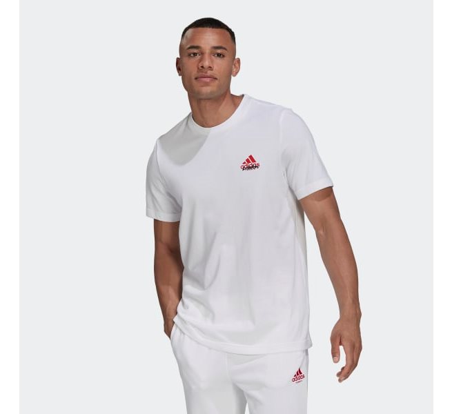 Adidas Graphic Tee 'Quiet Please', Padel- och tennis T-shirt herr