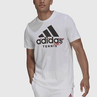 Adidas Tennis Graphic Logo, T-shirt herr