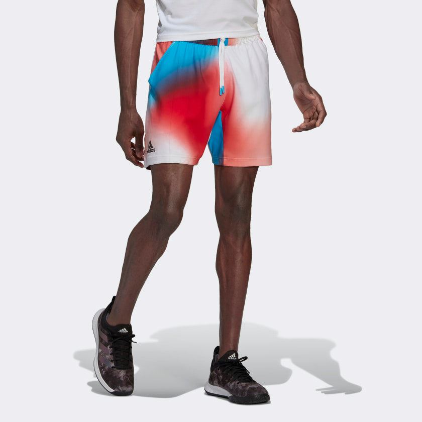 Adidas Melbourne Ergo Printed Short 7 In Miesten padel ja tennis shortsit