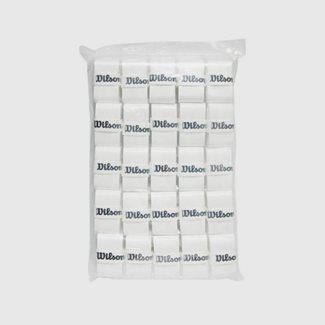 Wilson Padel Pro Overgrip 50-Pack White, Padel grepplinda