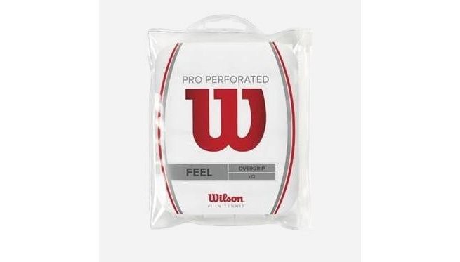 Wilson Perforated Overgrip 12-Pack, Padel grepplindor