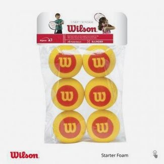 Wilson Starter Foam (6-Pack), Tennisbollar