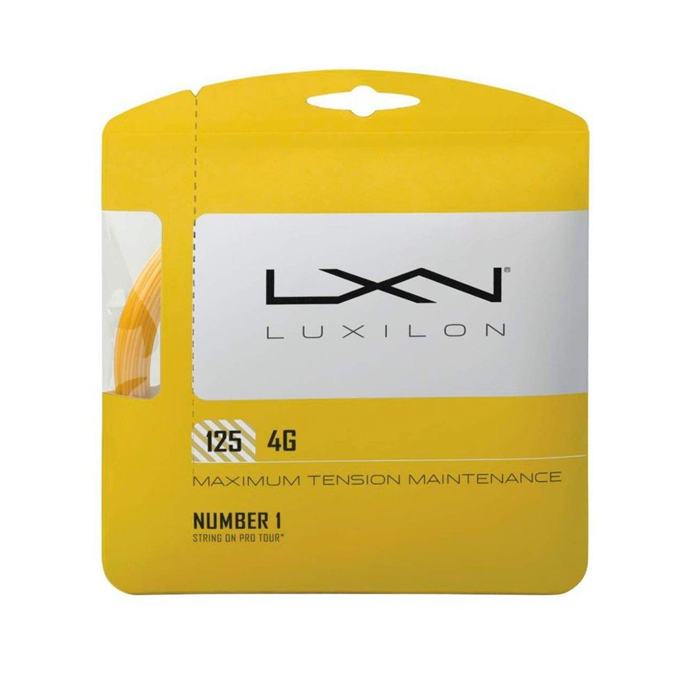 Luxilon 4G Gold (Set) 1.25 Mm/16L Gauge Tennis senori