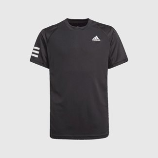 Adidas Club 3-Stripes Boys, Padel- og tennis T-shirt fyr