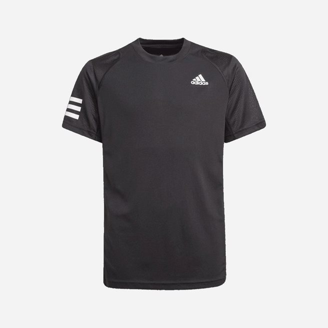 Adidas Club 3-Stripes Boys, Padel- og tennis T-shirt fyr
