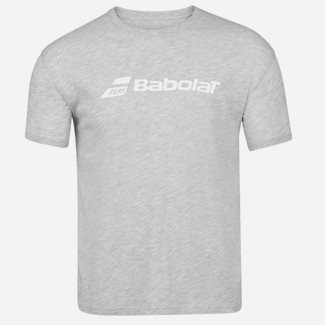 Babolat Exercise Tee Grey, Padel- og tennis T-shirt fyr