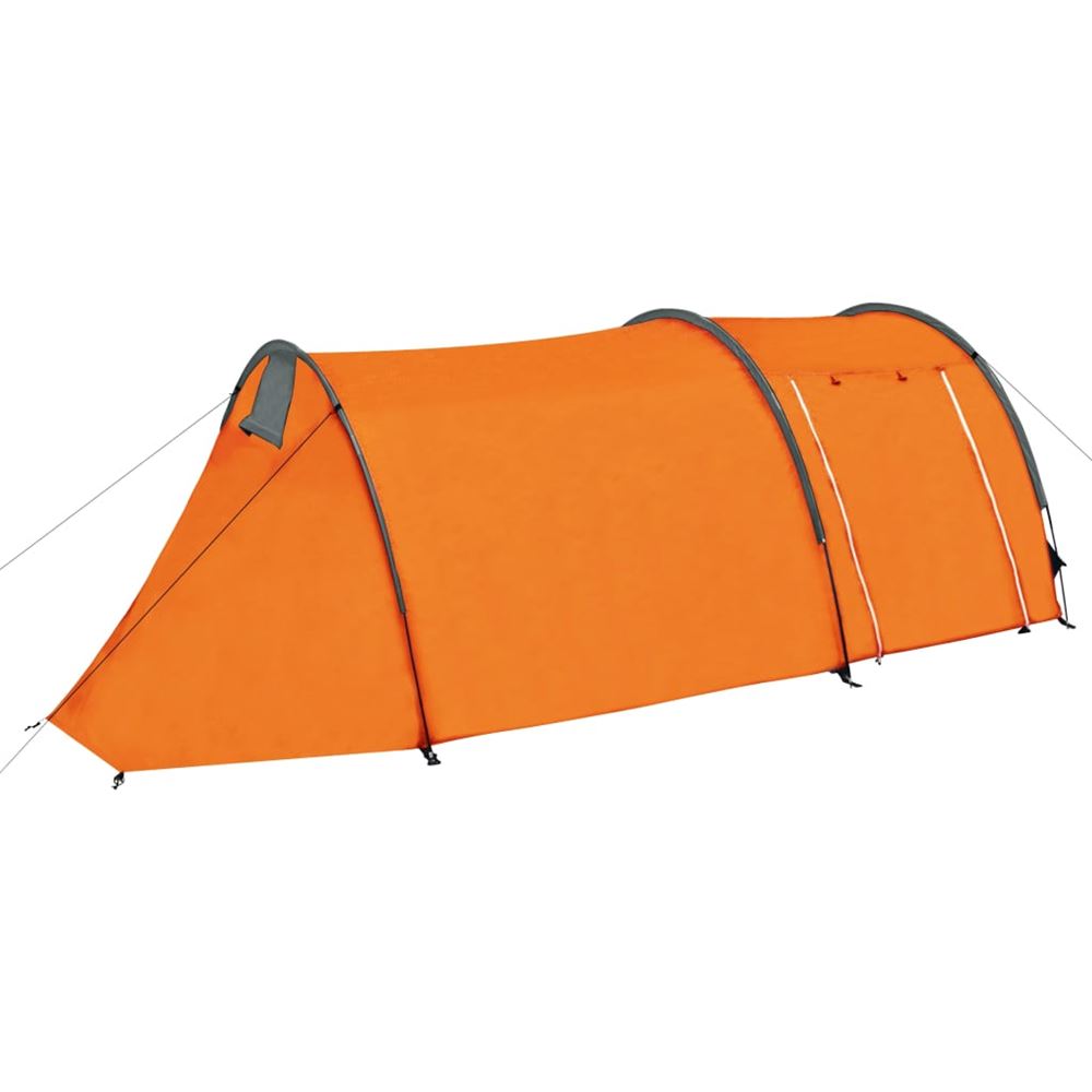 vidaXL Tält för 4 personergrå och orange