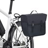 vidaXL Vänster cykelväska till pakethållare vattentät 21 L svart