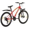 vidaXL Mountainbike 21 växlar 26-tums däck 42 cm röd