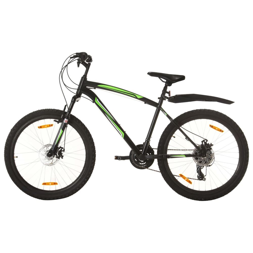 vidaXL Mountainbike 21 växlar 26-tums däck 42 cm svart