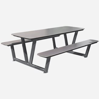 Tress Utemiljö Bänkbord robust, grå färg