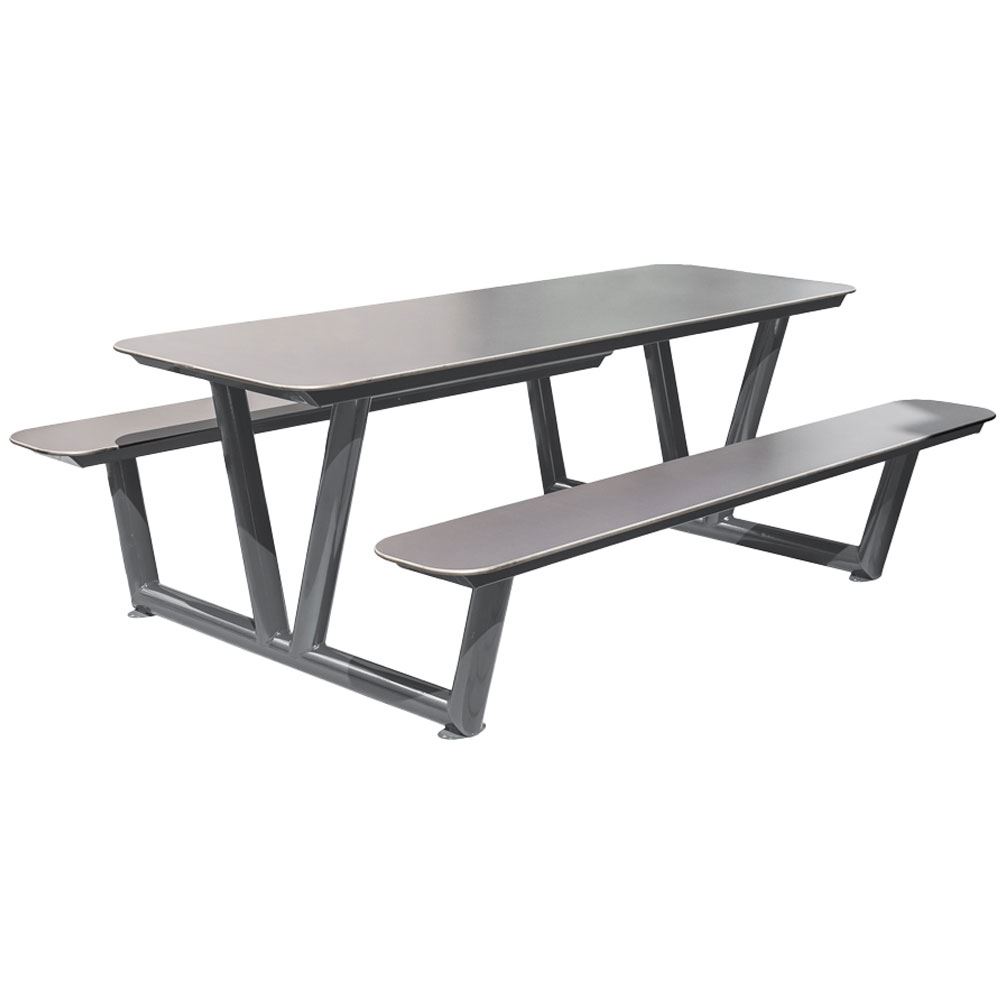 Tress Utemiljö Bänkbord robust grå färg