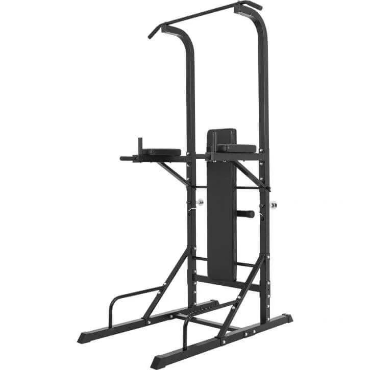 Gorilla Sports Bänkpress Multistation - Dips Chins, Dipställning