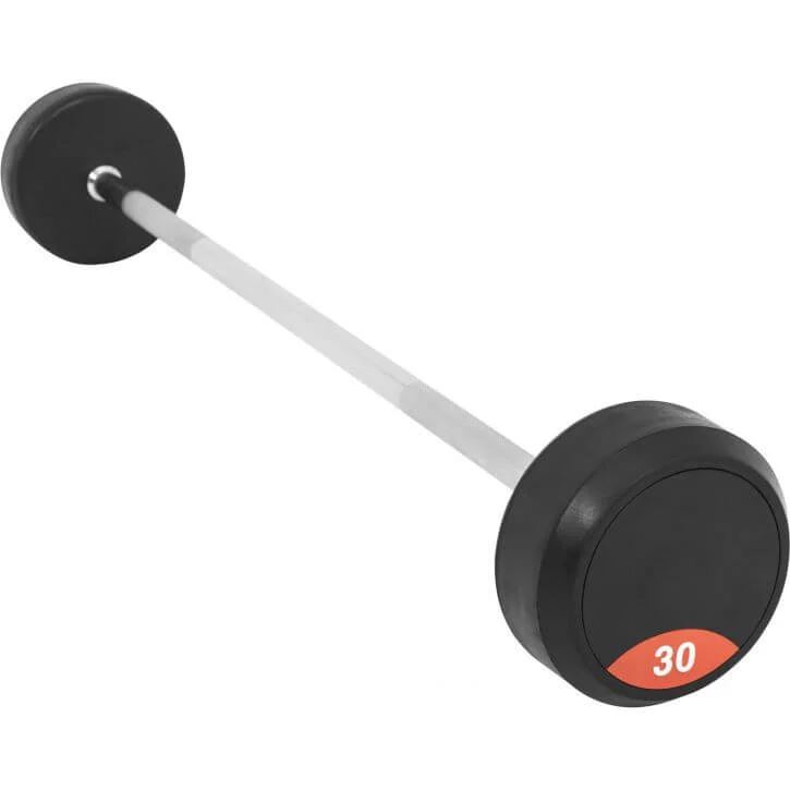 Gorilla Sports Faste vektstenger PRO gummi, Fast vektstang