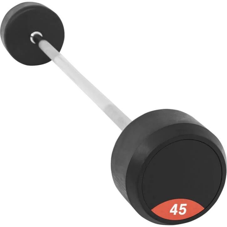Gorilla Sports Faste vektstenger PRO gummi, Fast vektstang