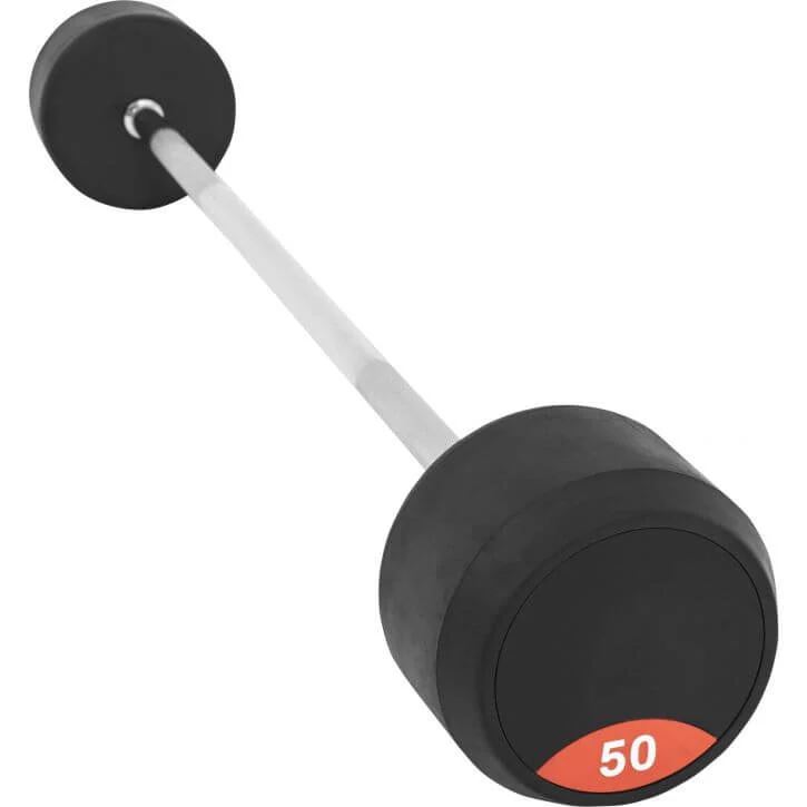 Gorilla Sports Faste vektstenger PRO gummi, Fast vektstang