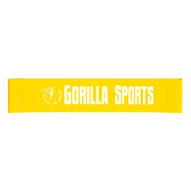 Gorilla Sports Gummib&aring;nd Kort - 50cm, Powerband & Mini band