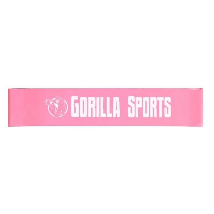Gorilla Sports Gummib&aring;nd Kort - 50cm, Powerband & Mini band