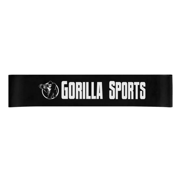 Gorilla Sports Gummib&aring;nd Kort - 50cm, Powerband & Mini band