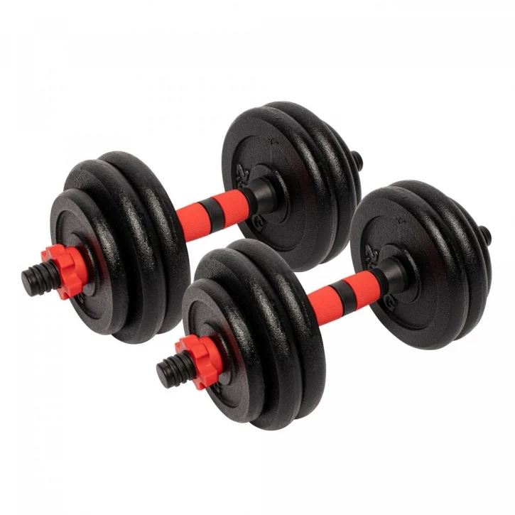 Gorilla Sports Hantler 25mm Støpejern, Manualsett