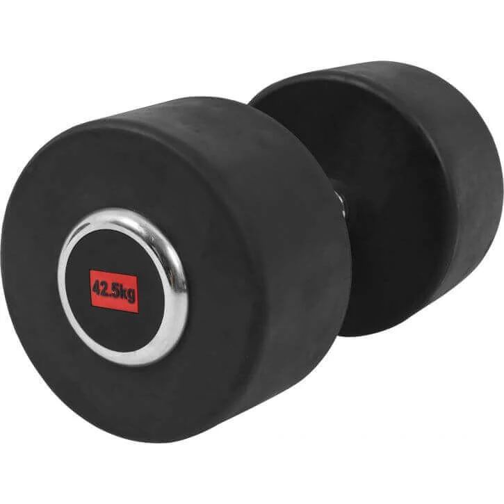 Gorilla Sports Dumbbells PREMIUM gummi, Gummimanualer