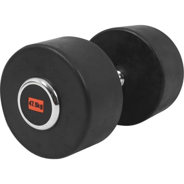 Gorilla Sports Dumbbells PREMIUM gummi, Gummimanualer