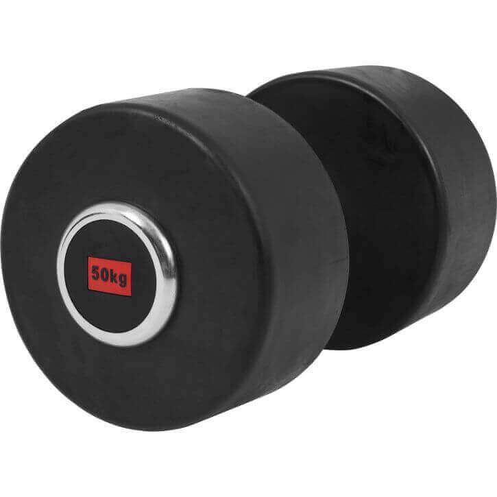 Gorilla Sports Dumbbells PREMIUM gummi, Gummimanualer