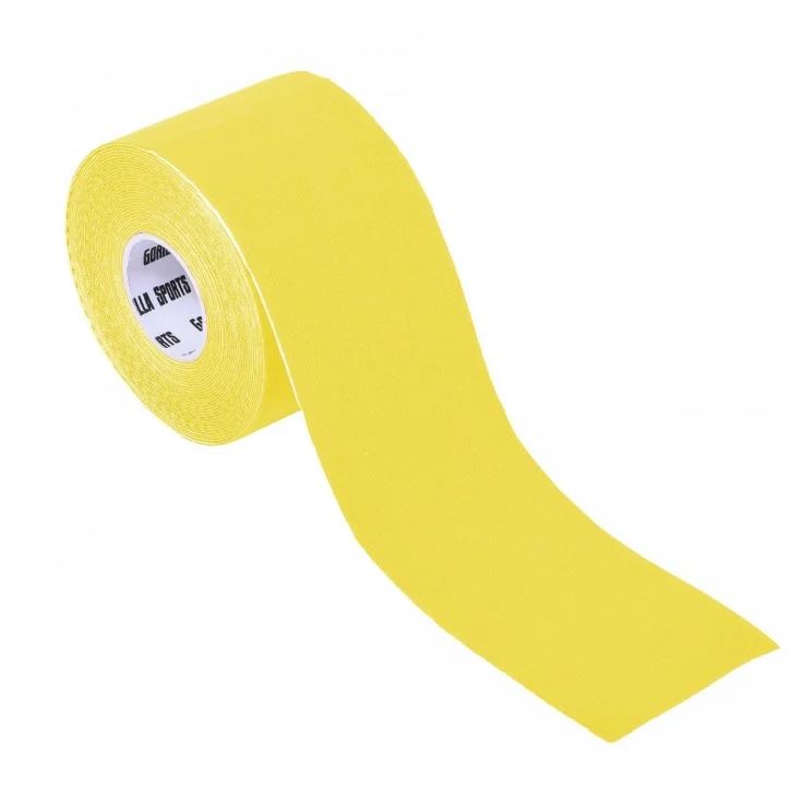 Gorilla Sports Kinesiologitejp 5 m | Offcourt - Återhämtning - Sår & skador - Tejp | Padelspecialisterna
