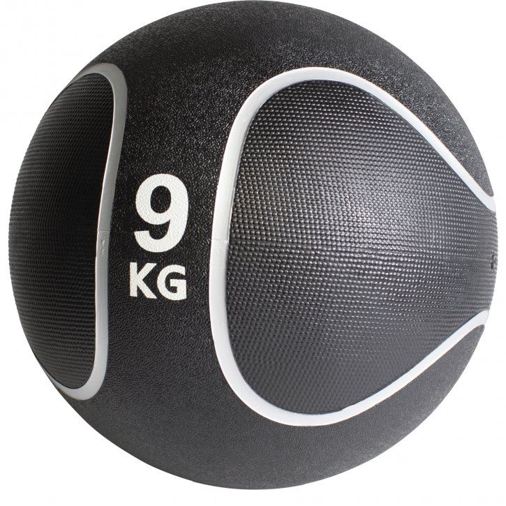 Gorilla Sports Medisinball Svart/Sølv, Medisinball