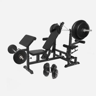 Gorilla Sports Multigym BASIC Sort - 100kg