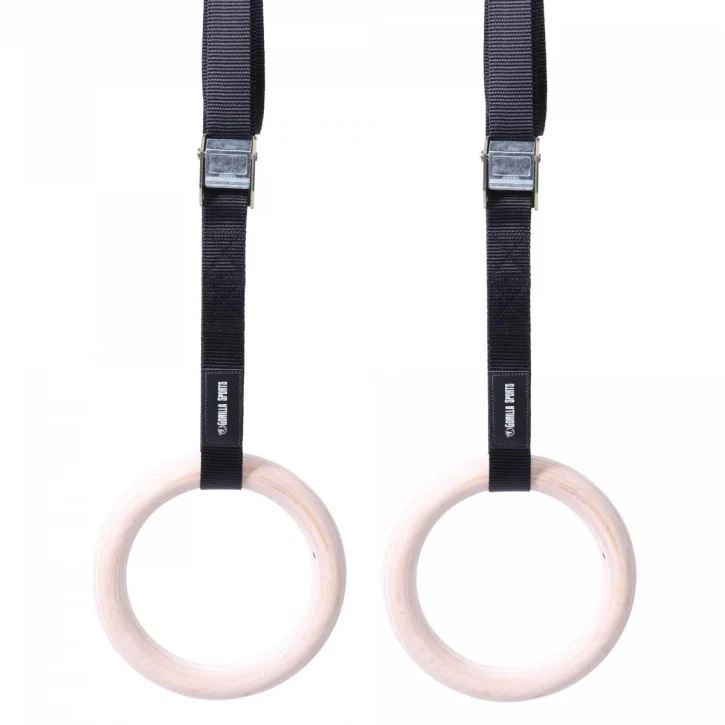 Gorilla Sports Olympic Gym Rings GS - Tre, Gymrings