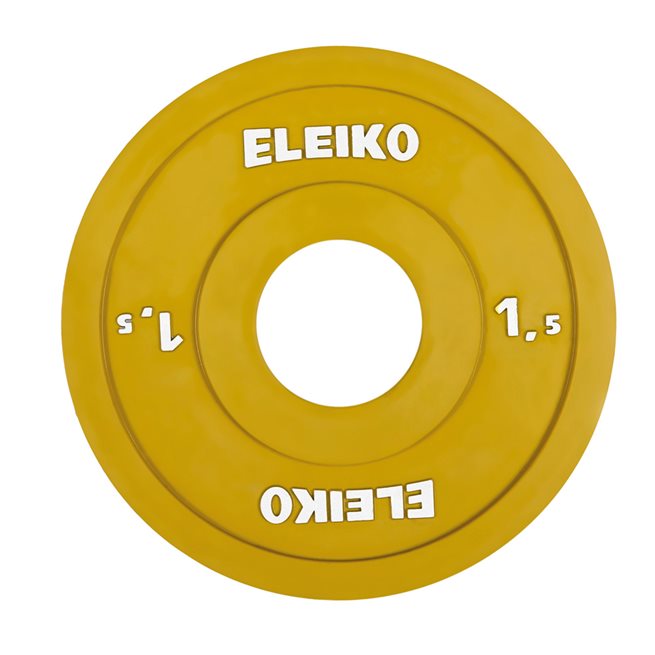 Eleiko IWF Weightlifting Competition Disc, Viktskiva Gummerad