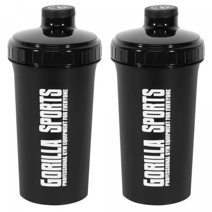 Gorilla Sports Shaker GS Paket – 2x700ml