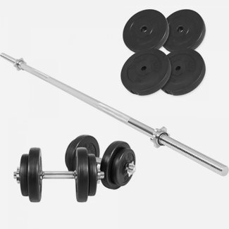 Gorilla Sports Barbell manualer BASIC - 60 kg