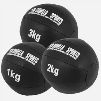 Gorilla Sports Slamballpaket - 1kg 2kg 3kg, Wallballs