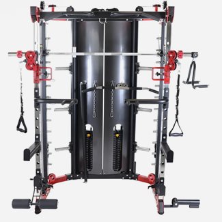 Gorilla Sports Smith maskine MULTI Kabelmaskine - Vægtmagasin 2x90kg
