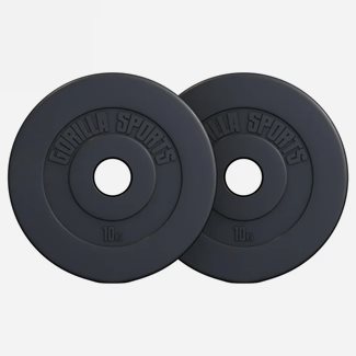 Gorilla Sports Vægtplader BASIC Cement 51mm - 2 x 10 kg