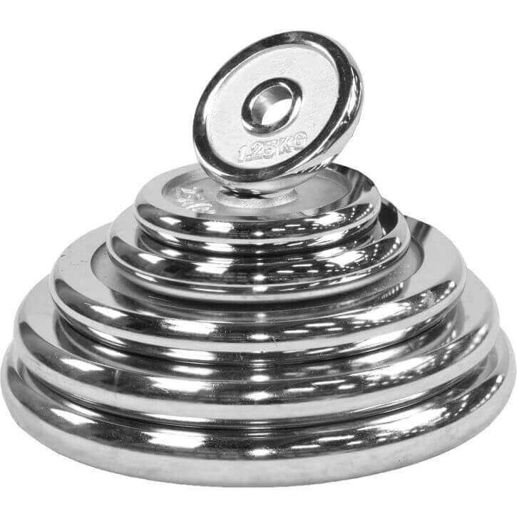 Alternativ bild 1 för Gorilla Sports CHROME, Viktskivor järn