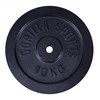 Gorilla Sports Vægtplader IRON Sort - 2x10kg 2x5kg