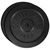 Gorilla Sports Vægtplader IRON Sort - 2x15kg