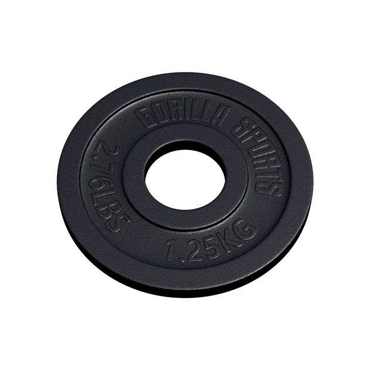Gorilla Sports OLYMPIA 50-51 mm, Viktskivor järn | Offcourt - Hemmaträning - Viktskivor - Viktskivor Järn | Padelspecialisterna