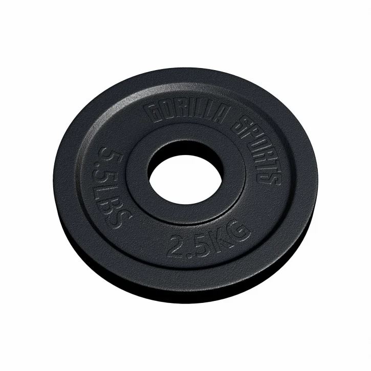 Gorilla Sports OLYMPIA 50-51 mm, Viktskivor järn | Offcourt - Hemmaträning - Viktskivor - Viktskivor Järn | Padelspecialisterna