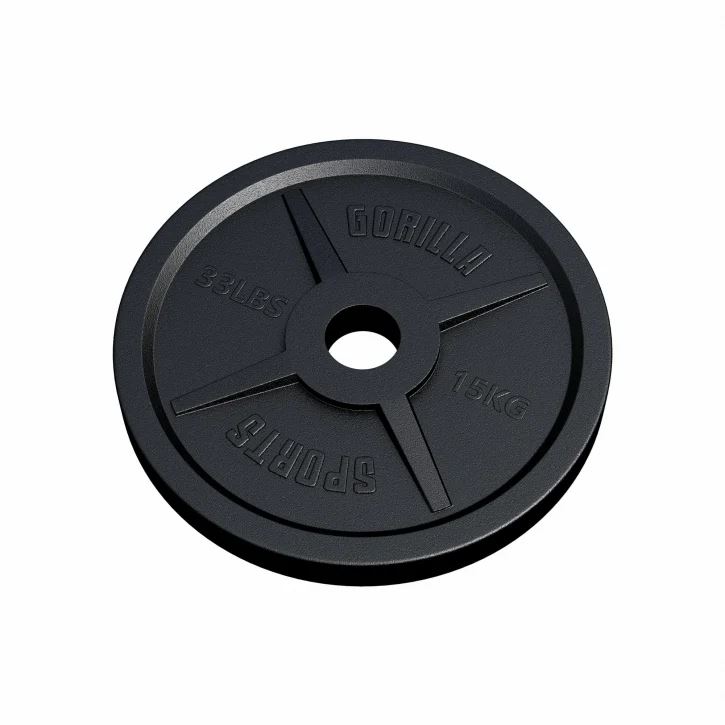 Gorilla Sports OLYMPIA 50-51 mm, Viktskivor järn | Offcourt - Hemmaträning - Viktskivor - Viktskivor Järn | Padelspecialisterna