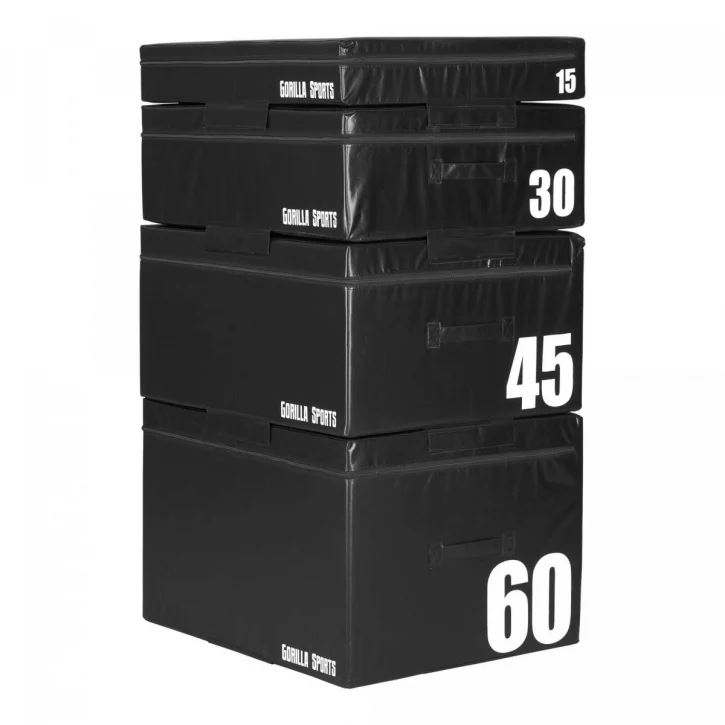 Gorilla Sports Soft Plyo Box Set 150cm Plyo box