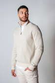 Alex Half Zip Knitted Sweater