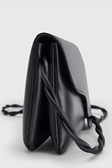 Duronia black nappa mini crossbody bag